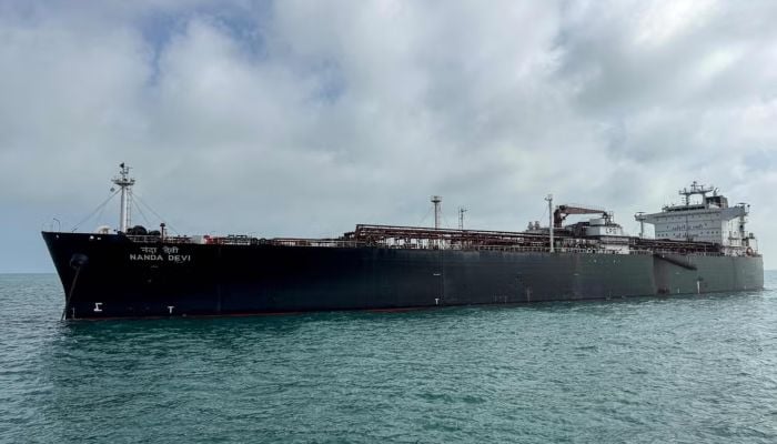 The LPG carrier Nanda Devi arrives at Vadinar Port in the Jamnagar district of Gujarat state after Iran allowed it to pass through the Strait of Hormuz, March 17, 2026. — AFP