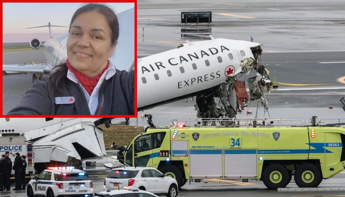 Canadian flight attendant survives after ejection from Air Canada Express