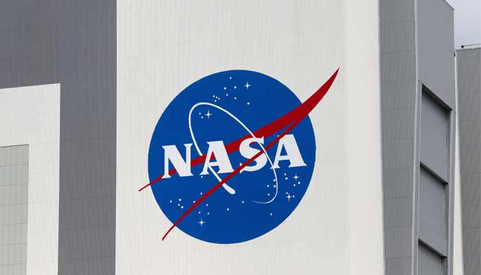 The NASA logo is seen at Kennedy Space Center in Cape Canaveral, Florida, US, April 16, 2021. — Reuters/File