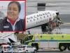 How did Canadian flight attendant survive after ejection from Air Canada Express?