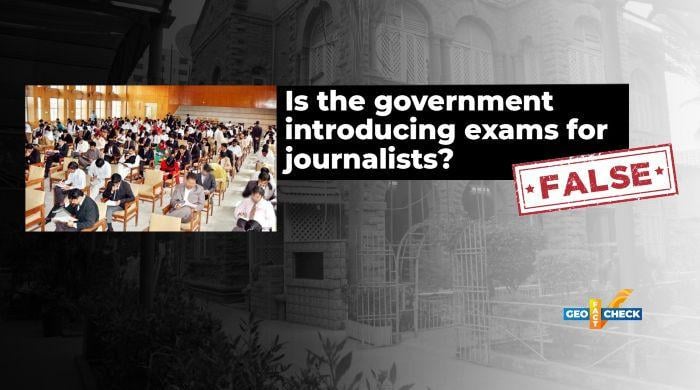 Fact-check: Viral claim about government holding exams for journalists is false