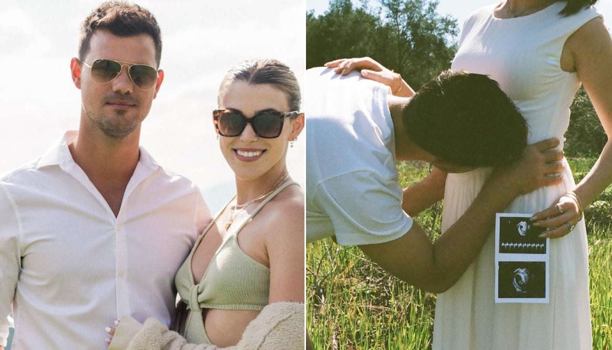 Taylor Lautner and wife Tay announce they're expecting 1st baby together