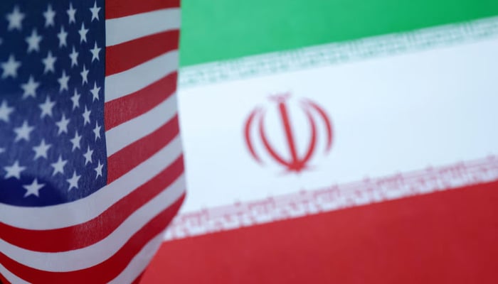 US and Iran flags are seen in this illustration created on June 18, 2025. — Reuters