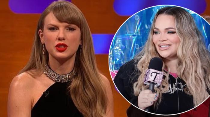 Trisha Paytas takes aim at Taylor Swift 'boyfriends' at iHeartRadio Awards