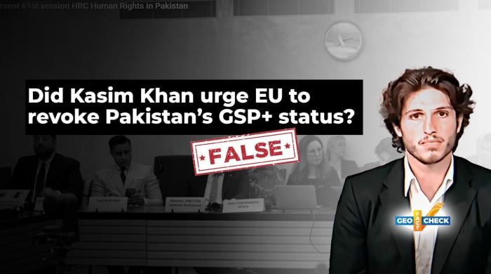 Fact-check: Kasim Khan did not call for revocation of Pakistan's GSP+ status in Geneva