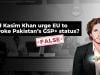 Fact-check: Kasim Khan did not call for revocation of Pakistan's GSP+ status in Geneva