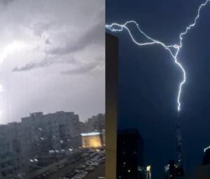 Intense thunderstorms light up UAE skies
