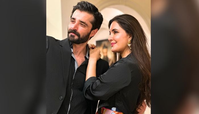 Actor Hamza Ali Abbasi and sister Dr Fazeela Abbasi. — Instagram@realhamzaaliabbasi