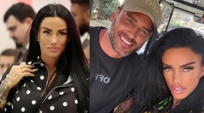 Katie Price stuns in airport look after visiting Lee Andrews