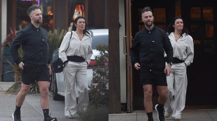 Kym Marsh glows as she enjoys day out with fiancé Tom Dickinson 