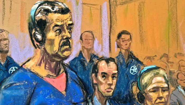 Venezuelas captured President Nicolas Maduro and his wife Cilia Flores attend their arraignment with defence lawyer Mark Donnelly to face US federal charges including narco-terrorism, conspiracy, drug trafficking, money laundering and others, at the Daniel Patrick Moynihan United States Courthouse in Manhattan, New York City, US, January 5, 2026, in this courtroom sketch. — Reuters