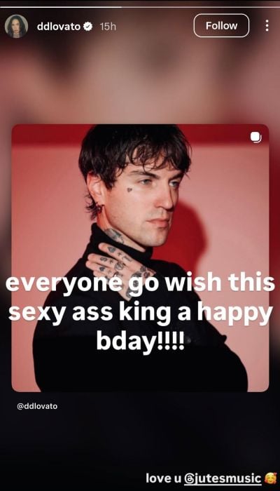 Demi Lovato makes Jordan Lutes feel like luckiest guy alive on birthday