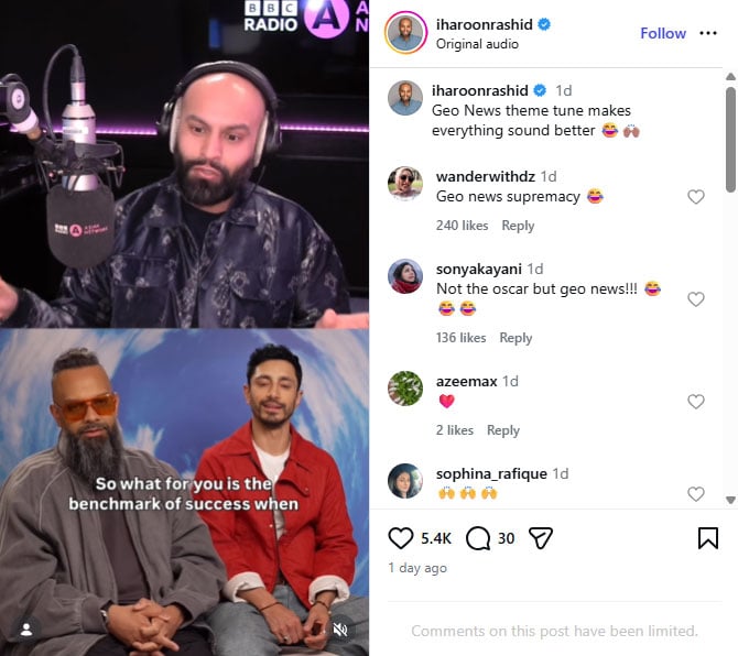 Riz Ahmed fans react to Geo news supremacy