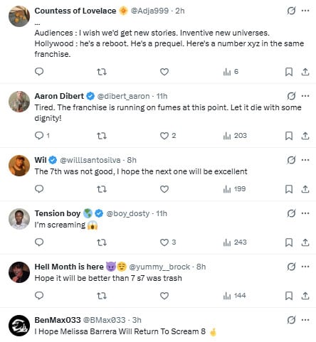 Scream 8 update divides fans: Let it die with some dignity