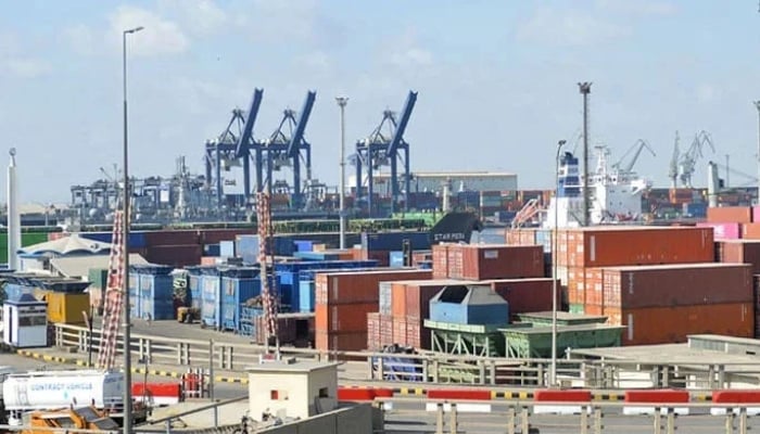 This image shows a general view of Karachi Port. — AFP/File