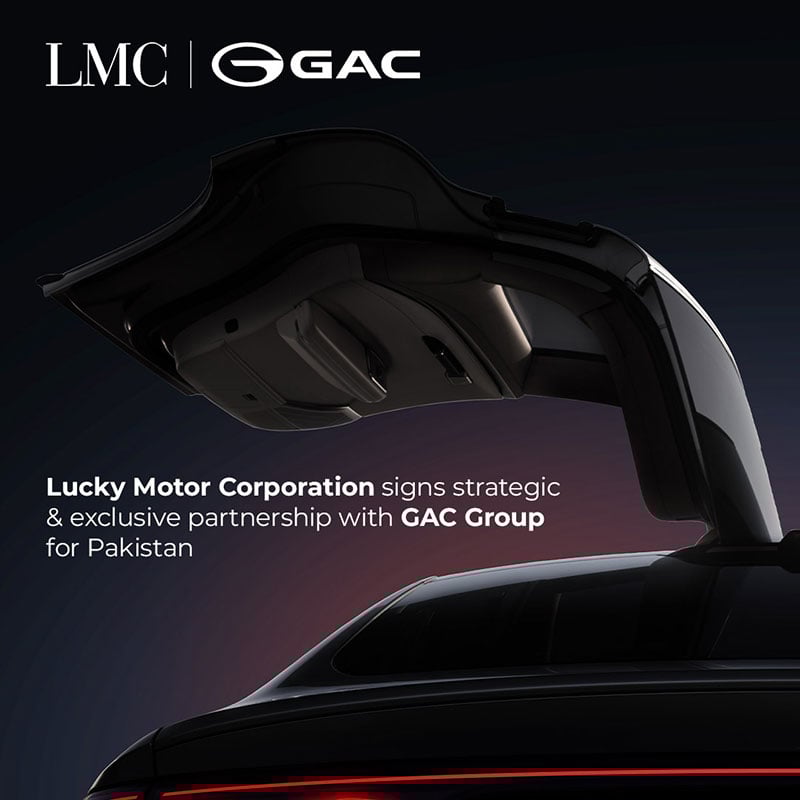 Lucky Motor Corporation signs strategic & exclusive partnership with GAC Group for Pakistan