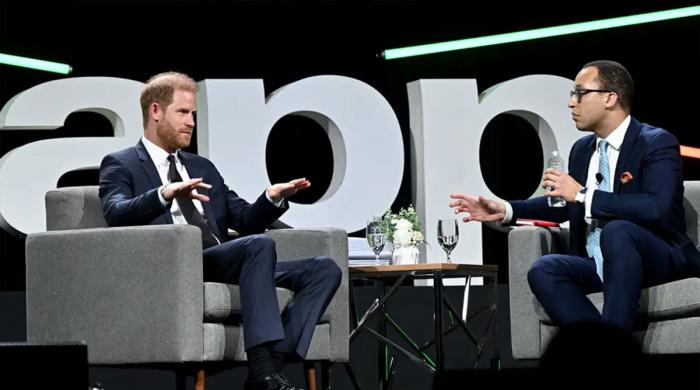  Prince Harry surprises crowd by calling attendees his source of hope
