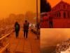 Crete's blue skies turn blood red as Saharan dust storm hits