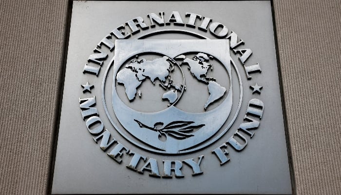 A view of the International Monetary Fund (IMF) logo at its headquarters in Washington, DC, US, November 24, 2024. — Reuters