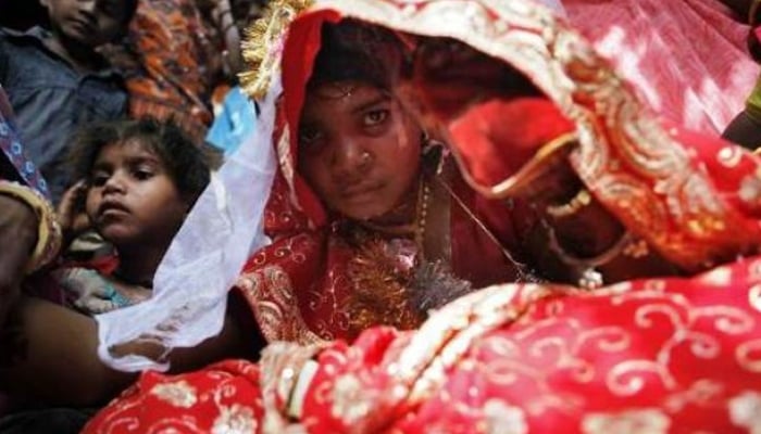 Representational image of a child bride. — Reuters/File