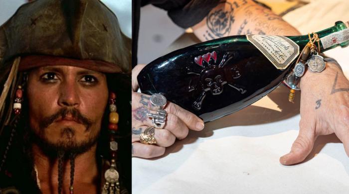 Johnny Depp shares the best thing about his new ‘Three Hearts Rum' brand