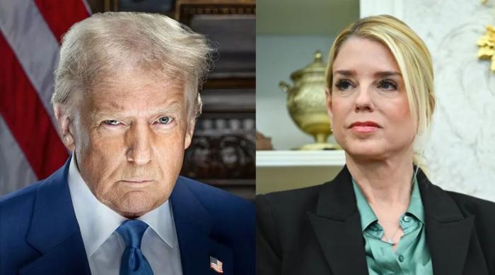 Pam Bondi speaks after Trump ousted her as attorney general