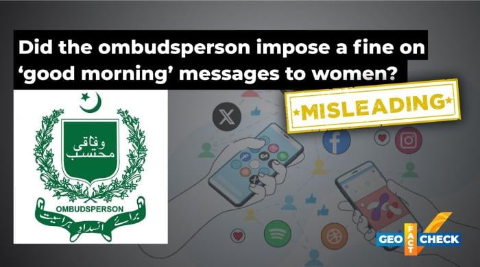 Fact-check: No blanket fine for 'good morning' texts to women, ombudsperson clarifies