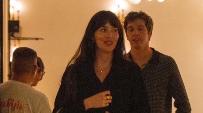 Dakota Johnson makes rare appearance with new boyfriend Role Model 