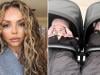 Jesy Nelson calls out 'postcode lottery' in baby screening fight