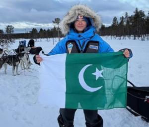Pakistan's Samar Khan completes 300km Arctic dogsled challenge