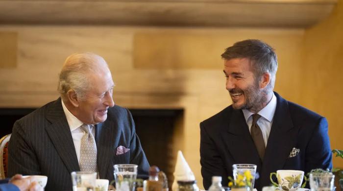 King Charles and David Beckham's blooming laugh at Highgrove