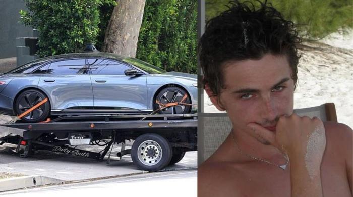 Timothée Chalamet caught in embarrassing car towing incident