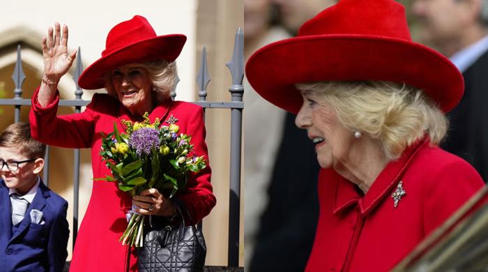 Queen Camilla steals hearts with posy and brooch that has fans talking