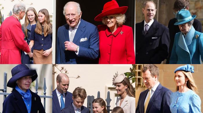 Royal Family out in full bloom with Kate and Charlotte like two peas in pod