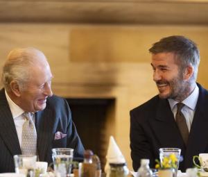King Charles and David Beckham's blooming laugh at Highgrove