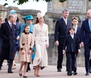 Royal family put on united front as King Charles leads Easter Service