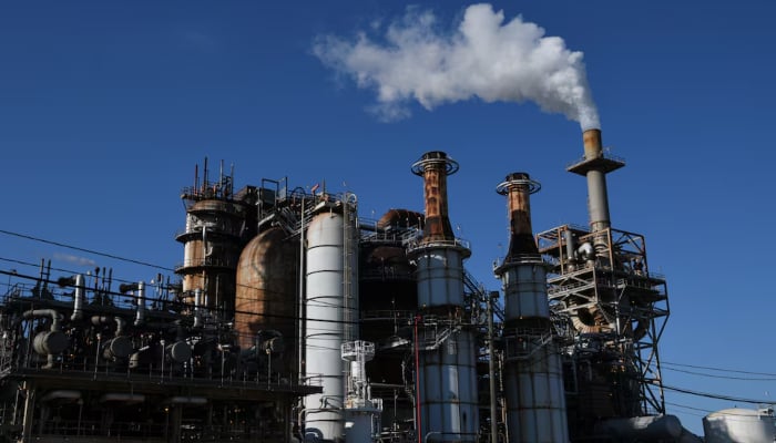 The LyondellBasell refinery, located near the Houston Ship Channel, is seen in Houston, Texas, US, May 5, 2019. — Reuters