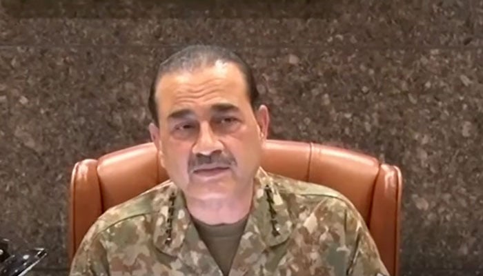 Chief of Defence Forces (CDF) and Chief of Army Staff (COAS) Field Marshal Asim Munir chairs the 274th Corps Commander Conference at General Headquarters in Rawalpindi on April 7, 2026. — Screengrab via YouTube/ISPR