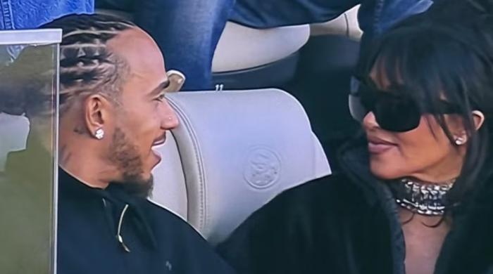 Is Kim Kardashian seemingly approving Lewis Hamilton her new beau?