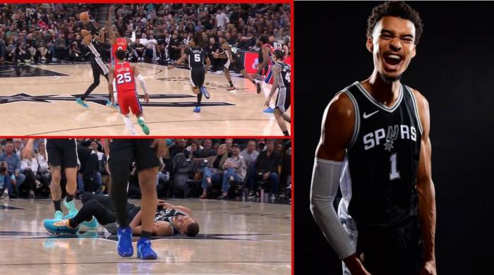 Wembanyama suffers rib injury in Spurs' win vs. 76ers—how bad it is?