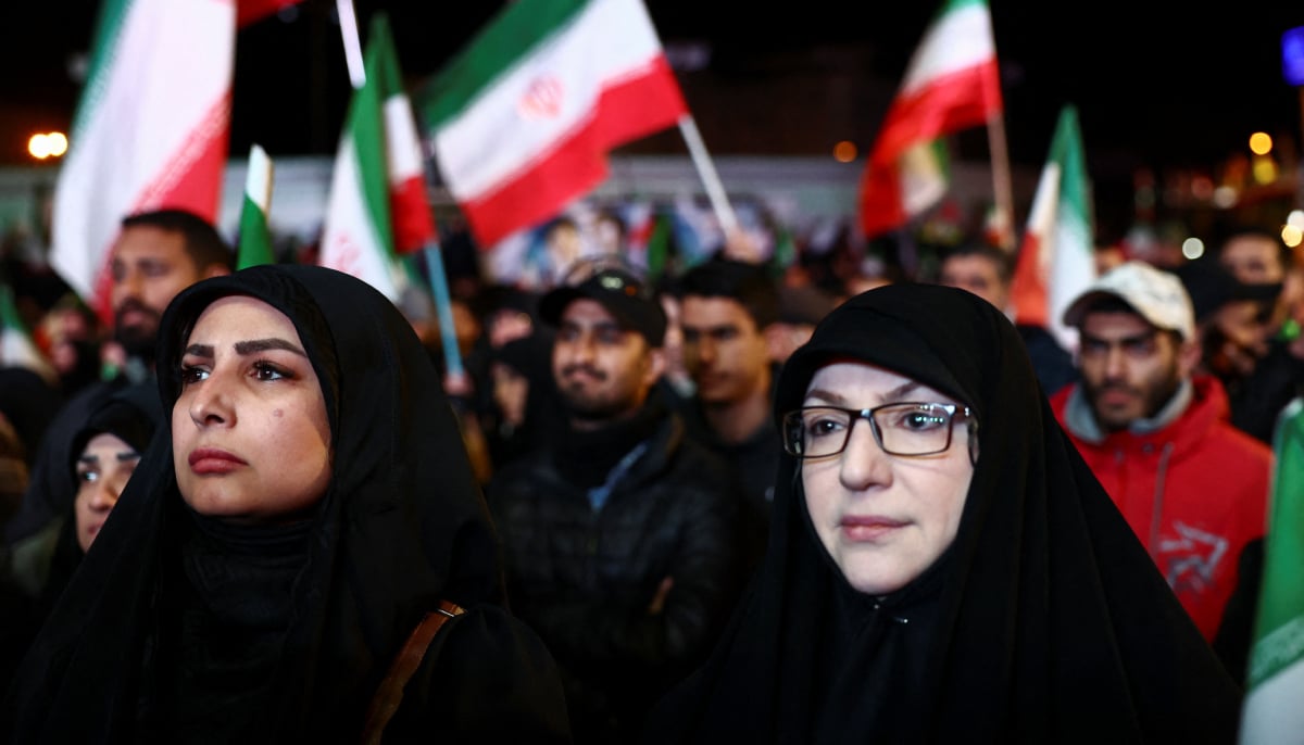 People gather after a two-week ceasefire in the Iran war was announced, in Tehran, Iran, April 8, 2026. — Reuters