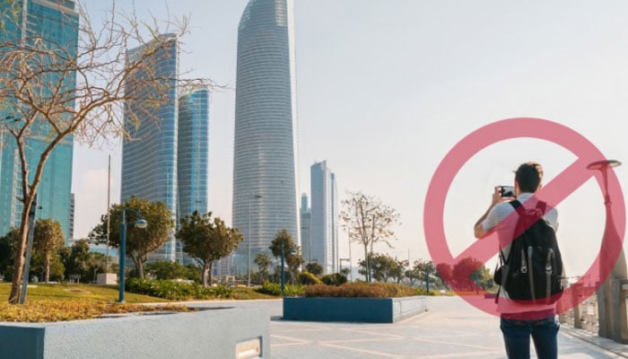Abu Dhabi Police issue warning against filming sensitive locations in the UAE and spreading misleading information on social. — X/@ADPoliceHQ