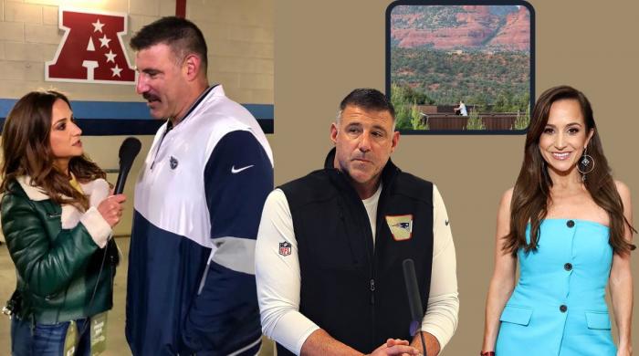 NFL coach Mike Vrabel, reporter Dianna Russini responds to Sedona trip photos