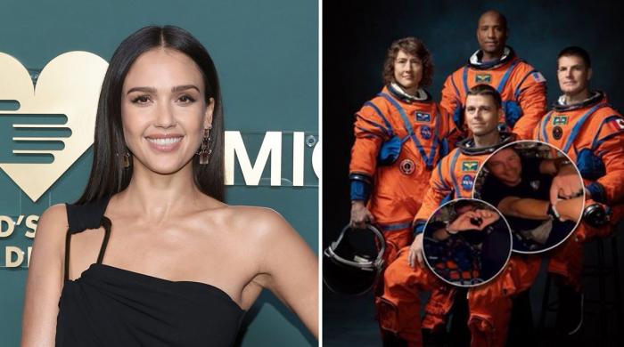 Jessica Alba enjoys 'out of this world' moment with Artemis II mission