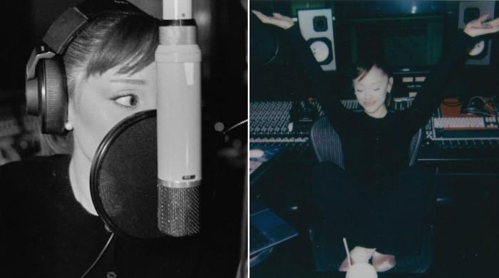 Ariana Grande shares studio pics as she drops major 8th album hint