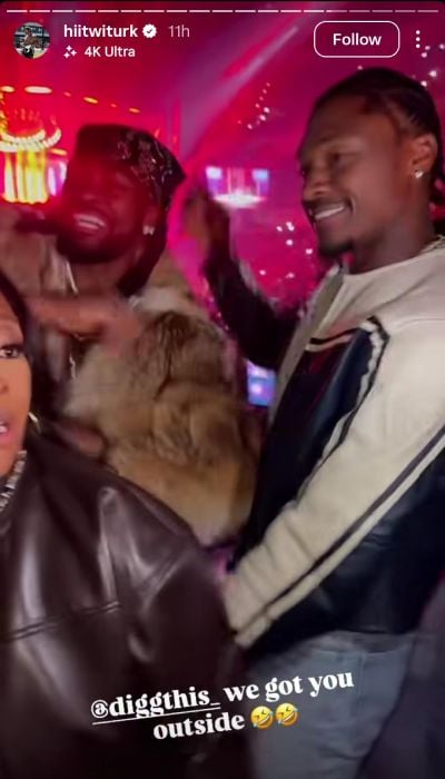 Cardi B catches up with ex-boyfriend Stefon Diggs after he attends concert