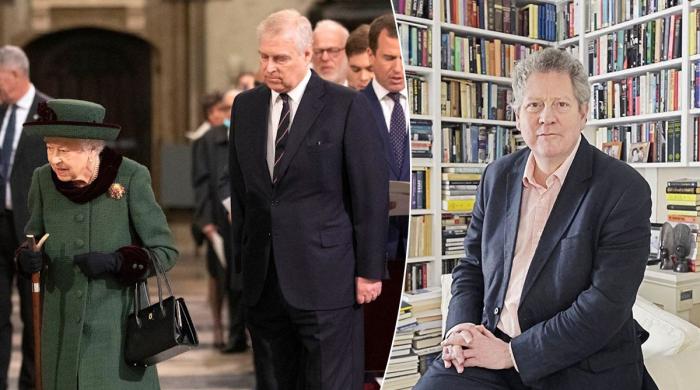 Andrew's biographer gets heat for shocking claim about Queen Elizabeth II