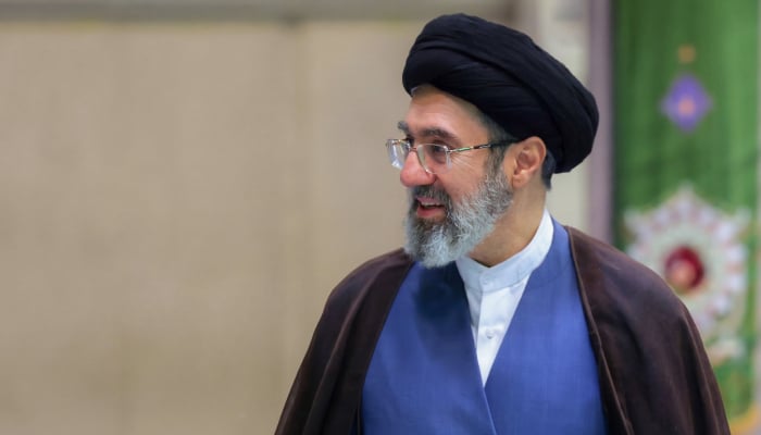 Irans new supreme leader Mojtaba Khamenei pictured in this undated image. — X@MKhamenei_ir