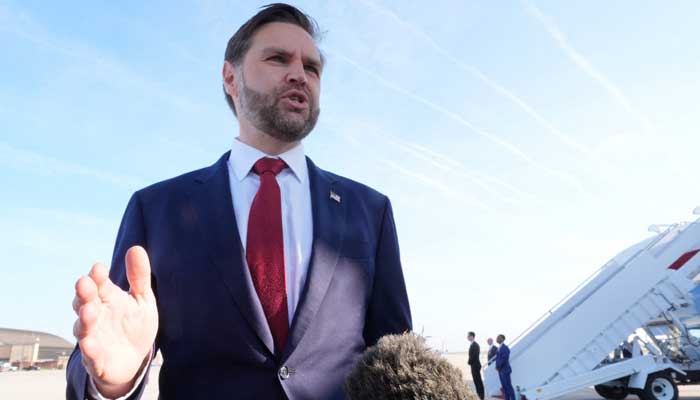 U.S. Vice President JD Vance speaks to the media before boarding Air Force Two for expected departure to Pakistan for talks on Iran, at Joint Base Andrews, Maryland, US, April 10, 2026. — Reuters