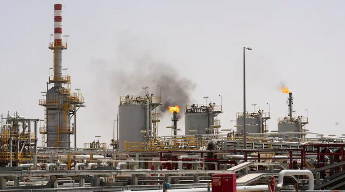 Oil climbs as strikes on Saudi facilities stoke anxiety, Hormuz near standstill